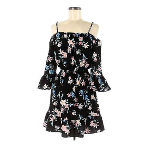NWT H&M Open Shoulder Floral Print Dress- US 10